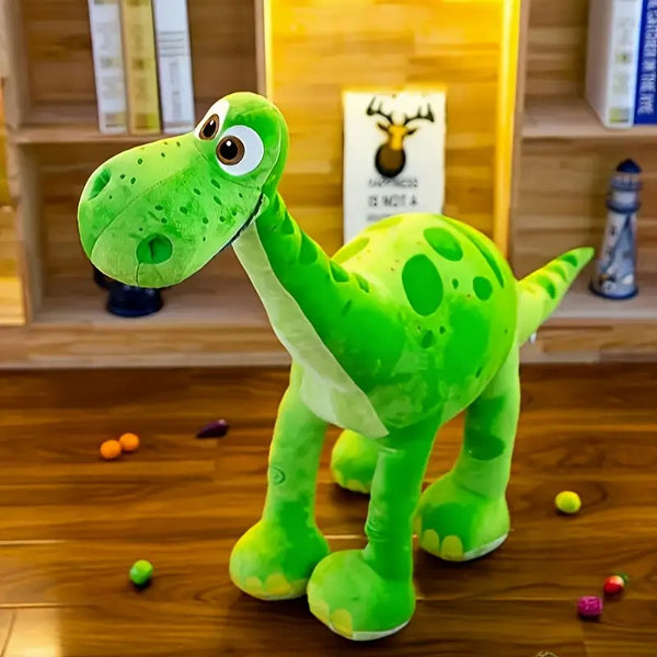 Toddlers & Babies – Cute Cartoon Dino With Green Neck Scarf – Perfect For Snuggling, Gifting & Nursery Decor