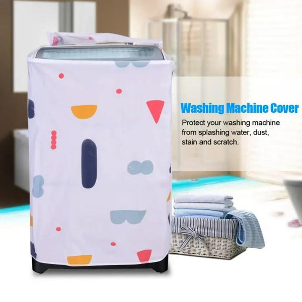 Single Washing Machine Cover (random Design)