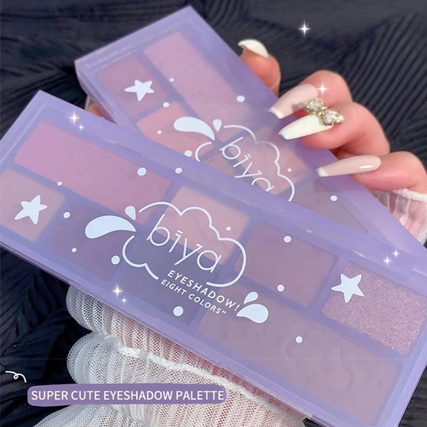 Color Milk Tea Earth Niche Glitter Eye Shadow – 8 Colors Korean Trending Eye Shadow Palette